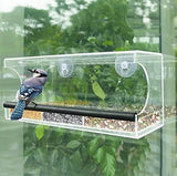 Transparent Bird Feeder Window Mount - Pet Supplies Café