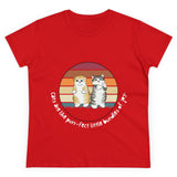 Feline Fashion Delight: Women's T-Shirt Soft Cotton Cat Lover Gift