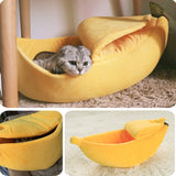 Banana Cat Bed - Pet Supplies Café