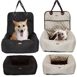 Dog Car Seat & Carrier 2-in-1 | Folding Pad, Thickened Bed for Travel & Home - Pet Supplies Café