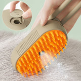 3-in-1 Electric Pet Brush Steam Groom Massage for Cats and Kittens - Pet Supplies Café