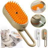 3-in-1 Electric Pet Brush Steam Groom Massage for Cats and Kittens - Pet Supplies Café