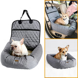 Dog Car Seat & Carrier 2-in-1 | Folding Pad, Thickened Bed for Travel & Home - Pet Supplies Café