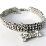 Bling Rhinestone Dog Collar Crystal Puppy - Pet Supplies Café